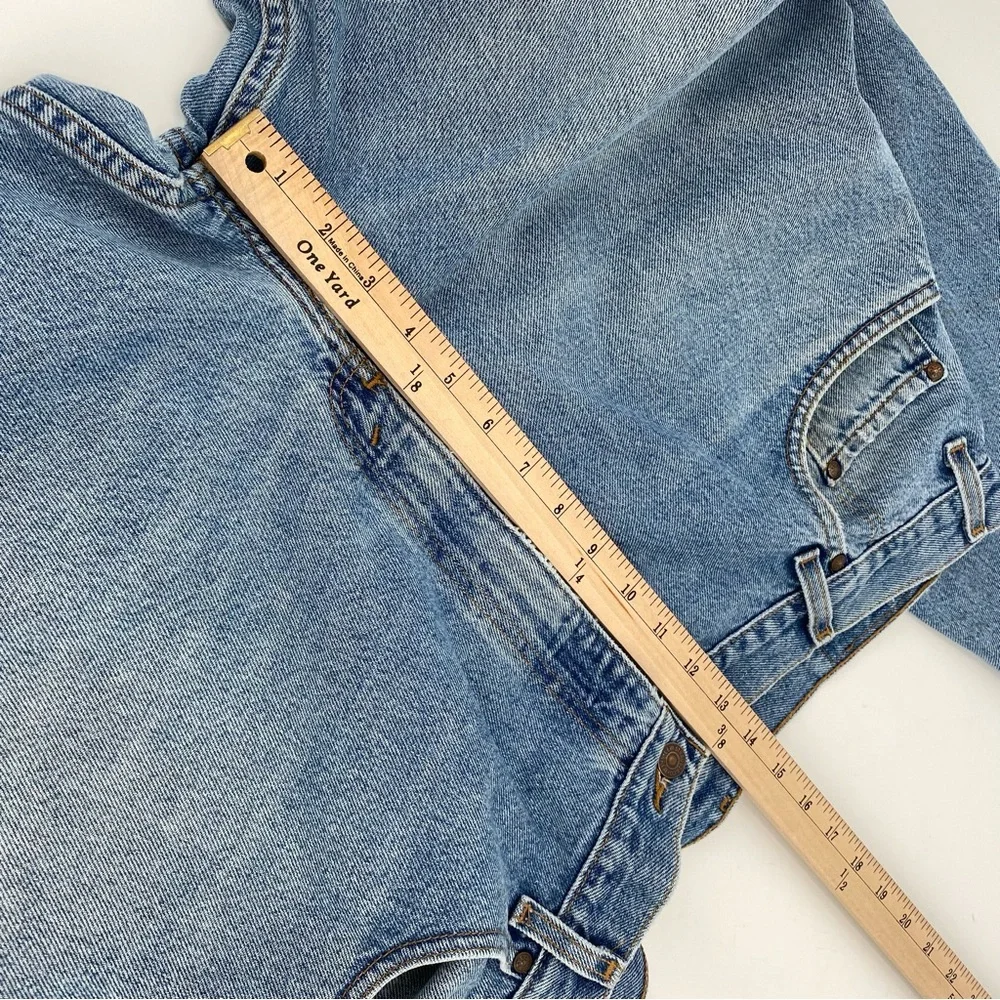 Levi’s Jeans Men’s 40x30 Blue 545 VTG 90s Brown Tab LOOSE Batwing Stains Flaws